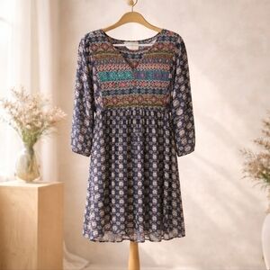 UMGEE Embroidered 65% Cotton Top/ Mini Dress Sz Small Like New